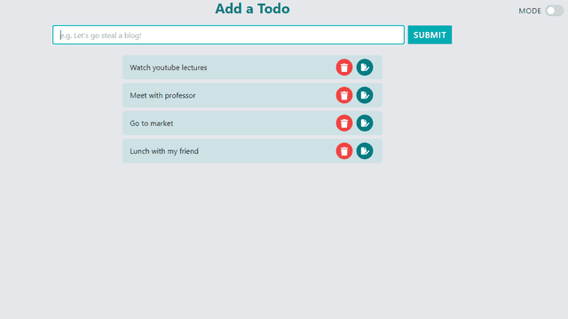 Todo List